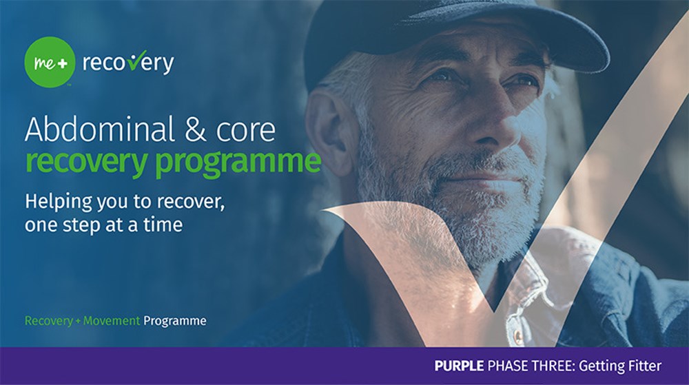 Program me+ recovery poskytuje poradenstvo o význame pohybu po operácii s vyvedením stómie.